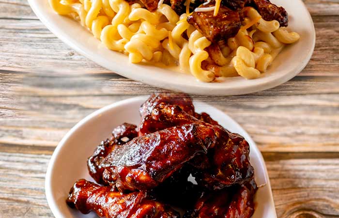 Get catering from Rapids Riverside Bar & Grill in South Range WI. Choose from delicious loaded mac and cheese, wings and many other options.